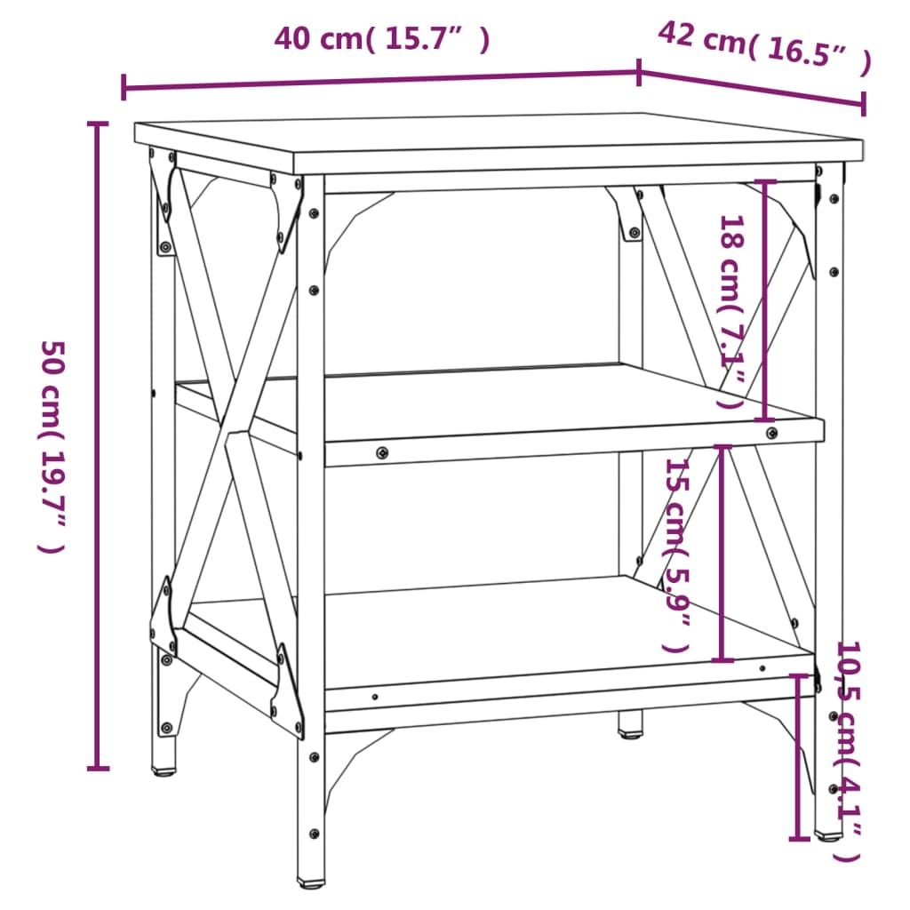 Monitor Stand White 50x24x16 cm Solid Wood Pine