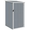 Garden Shed Grey 87x98x159 cm Galvanised Steel