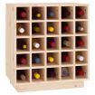 Wine Cabinet 55.5x34x61 cm Solid Wood Pine