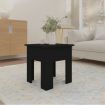 Coffee Table Black 40x40x42 cm Engineered Wood