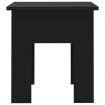 Coffee Table Black 40x40x42 cm Engineered Wood