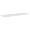 Bookshelf Boards 8 pcs High Gloss White 100x30x1.5 cm Engineered Wood