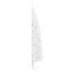 Slim Artificial Half Christmas Tree with Stand White 180 cm