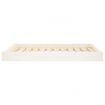 Dog Bed White 101.5x74x9 cm Solid Wood Pine