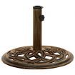 Umbrella Base Bronze 44x44x31 cm Cast Iron