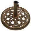 Umbrella Base Bronze 44x44x31 cm Cast Iron