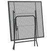 Garden Table 80x80x72 cm Expanded Metal Mesh Anthracite