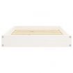 Dog Bed White 71.5x54x9 cm Solid Wood Pine