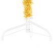 Slim Artificial Half Christmas Tree with Stand Gold 150 cm