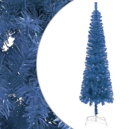 Slim Christmas Tree Blue 120 cm