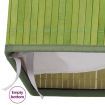 Bamboo Laundry Basket with Single Section Green