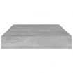 Bookshelf Boards 8 pcs Concrete Grey 100x10x1.5 cm Engineered Wood