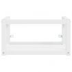 Wall-mounted Bathroom Washbasin Frame White 59x38x31 cm Iron