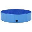 Foldable Dog Swimming Pool Blue 120x30 cm PVC