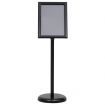 A4 Pedestal Poster Stand Black Aluminium Alloy