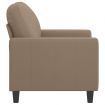 Sofa Chair Cappuccino 60 cm Faux Leather