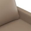 Sofa Chair Cappuccino 60 cm Faux Leather