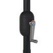 Outdoor Parasol with Metal Pole 400 cm Black