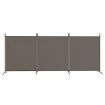 3-Panel Room Divider Anthracite 525x180 cm Fabric