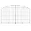 Arched Gabion Basket 200x50x100/120 cm Galvanised Iron