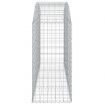 Arched Gabion Basket 200x50x100/120 cm Galvanised Iron
