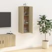 Wall Mounted TV Cabinet Sonoma Oak 40x34.5x100 cm