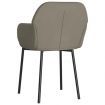 Dining Chairs 2 pcs Light Grey Velvet