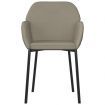 Dining Chairs 2 pcs Light Grey Velvet