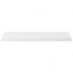 Floating Wall Shelf High Gloss White 90x23.5x3.8 cm MDF