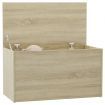 Storage Chest Sonoma Oak 84x42x46 cm Engineered Wood