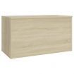 Storage Chest Sonoma Oak 84x42x46 cm Engineered Wood