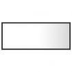 LED Bathroom Mirror Grey 100x8.5x37 cm Acrylic