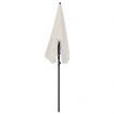 Garden Parasol with Pole 200x130 cm Sand