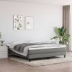 Pocket Spring Bed Mattress Dark Grey 152x203x20 cm Queen Fabric