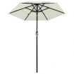 3-Tier Parasol with Aluminium Pole Sand 2 m