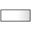 LED Bathroom Mirror Black 100x8.5x37 cm Acrylic