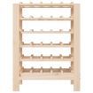 Wine Rack 61.5x30x82 cm Solid Wood Pine