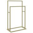 Freestanding Towel Rack Gold 48x24x78.5 cm Iron