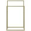 Freestanding Towel Rack Gold 48x24x78.5 cm Iron