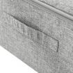 Storage Boxes 2 pcs Fabric 70x40x18 cm Grey