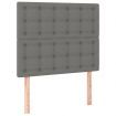 Headboards 2 pcs Dark Grey 80x5x78/88 cm Fabric