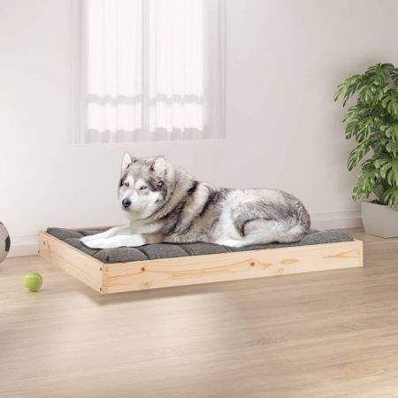 Dog Bed 101.5x74x9 cm Solid Wood Pine