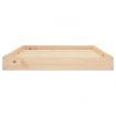 Dog Bed 101.5x74x9 cm Solid Wood Pine