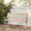 Garden Bench 122 cm Solid Wood Fir