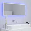 LED Bathroom Mirror White 100x8.5x37 cm Acrylic