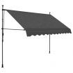 Manual Retractable Awning with LED 300 cm Anthracite