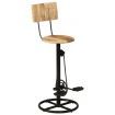 Bar Stools 2 pcs Solid Wood Mango