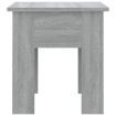 Coffee Table Grey Sonoma 40x40x42 cm Engineered Wood