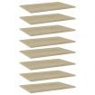 Bookshelf Boards 8 pcs Sonoma Oak 60x40x1.5 cm Engineered Wood