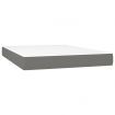 Pocket Spring Bed Mattress Dark Grey 137x190x20 cm Full Fabric